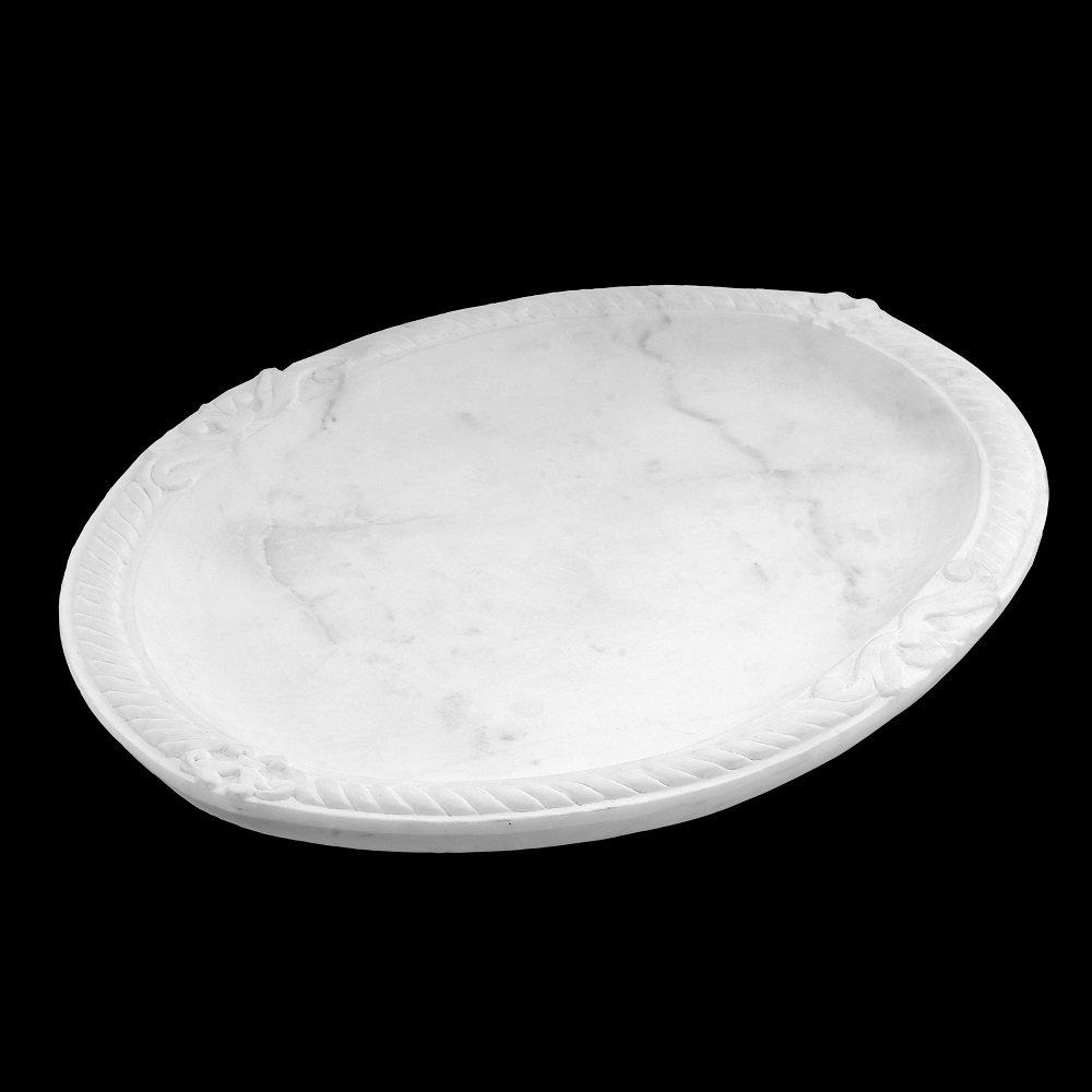 White Marble Fruit Bowl